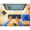 Kabelloses Tastatur- und Maus-Set TRUST Primo — Full-Size QWERTY US-Englisch Tastatur, RF USB-A-Empfänger, 1200 DPI optische Maus, Schwarz