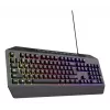 Kabelgebundenes Gaming-Tastatur TRUST GXT 836 Evocx USB QWERTY US-Englisch, RGB-Beleuchtung, Handgelenkauflage, 114 Tasten, 110%-Layout