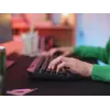 Kabelgebundenes Gaming-Tastatur TRUST GXT 836 Evocx USB QWERTY US-Englisch, RGB-Beleuchtung, Handgelenkauflage, 114 Tasten, 110%-Layout