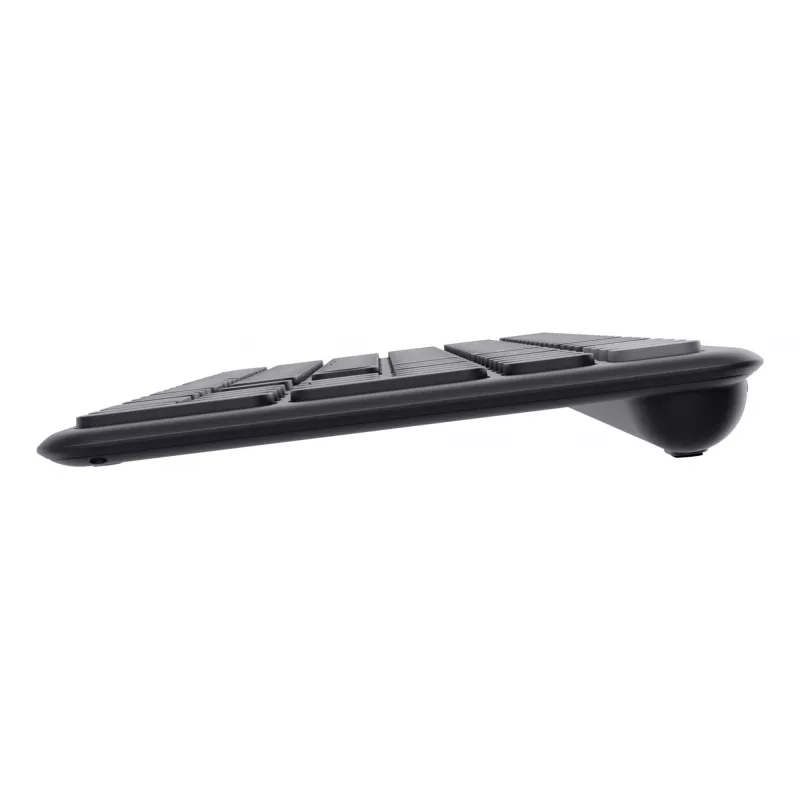 TRUST Vaiya Universal-Tastatur, USB, RF Wireless, Bluetooth – Full-Size, US-Englisch, USB-C-Ladung, Scherentasten, Ziffernblock, Schwarz