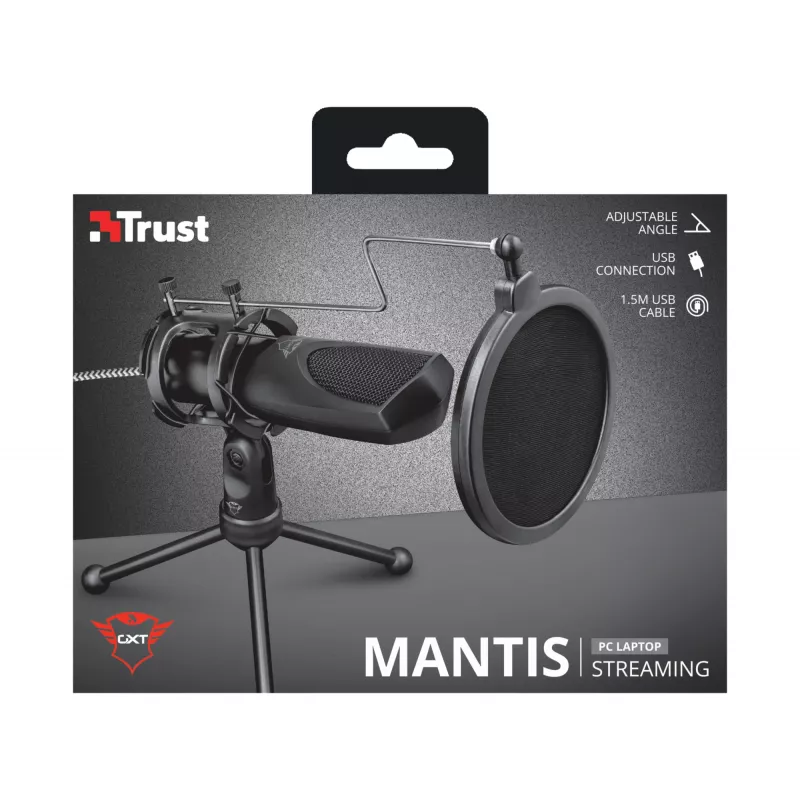 Trust GXT 232 Mantis Schwarz PC-Mikrofon