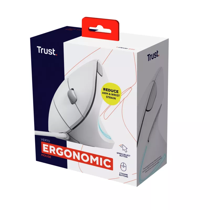 Trust Verto Maus Büro Rechtshändig USB Typ-A Optisch 1600 DPI