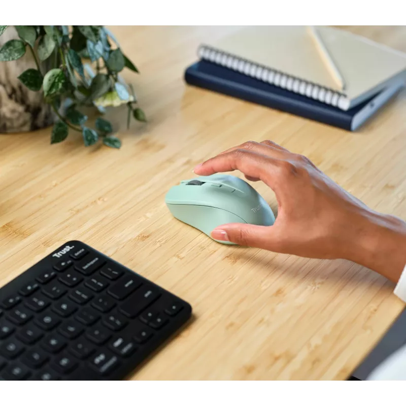 Trust Mydo Maus Büro Beidhändig RF Wireless Optisch 1800 DPI