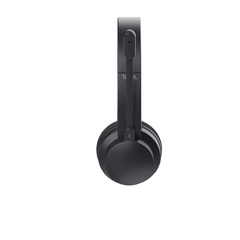 Trust Ayda Headset kabelgebunden & kabellos Kopfbügel Anrufe/Musik USB-C Bluetooth schwarz