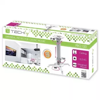 Techly Projektor-Deckenhalterung Verlängerung 380-580 mm Silber ICA-PM 18S
