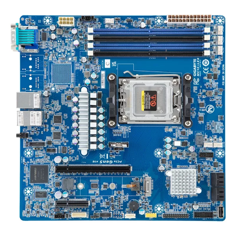 Motherboard GIGABYTE MC13-LE0 AMD B650 Sockel AM5 micro ATX, 4× DDR5, M.2, SATA III, RAID 0/1/10