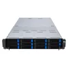 ASUS RS521A-E12-RS12U Socket SP5 Rack (2U) Schwarz, Silber