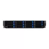 ASUS RS521A-E12-RS12U Socket SP5 Rack (2U) Schwarz, Silber