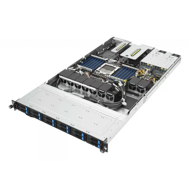 Rack (1U) Server ASUS RS501A‑E12‑RS12U — LGA 6096, DDR5 bis zu 3 TB, 24 DIMM, 1600W