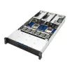 ASUS RS720A-E13-RS8G Socket SP5 Rack (2U) Schwarz, Silber