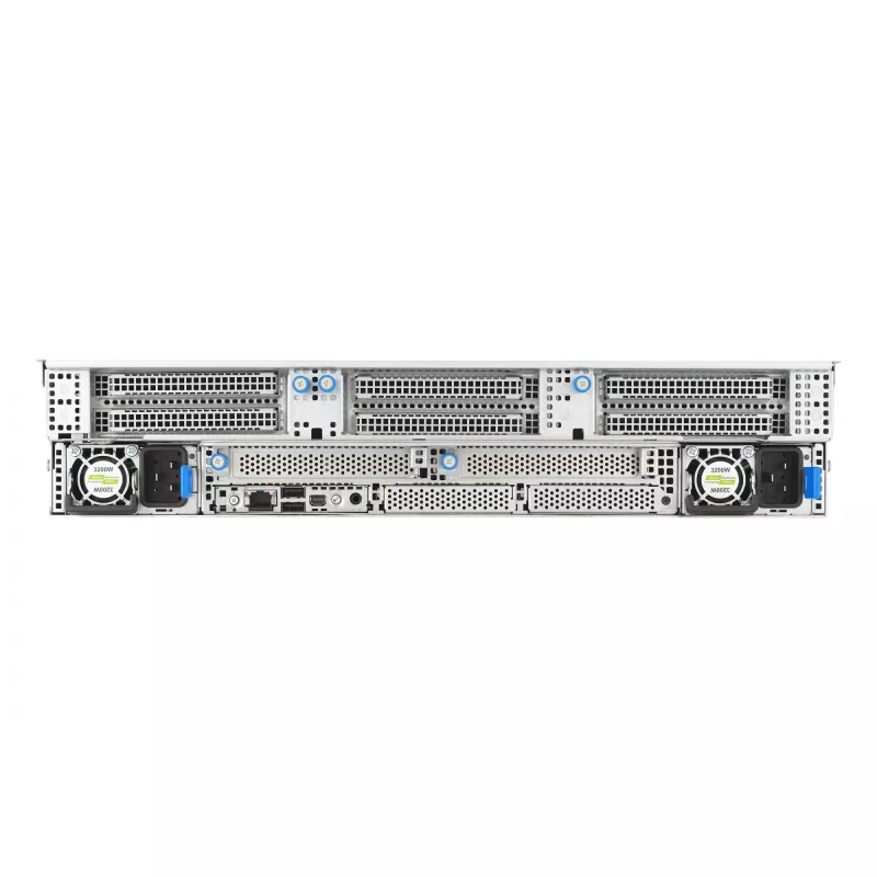 ASUS RS720A-E13-RS8G Socket SP5 Rack (2U) Schwarz, Silber