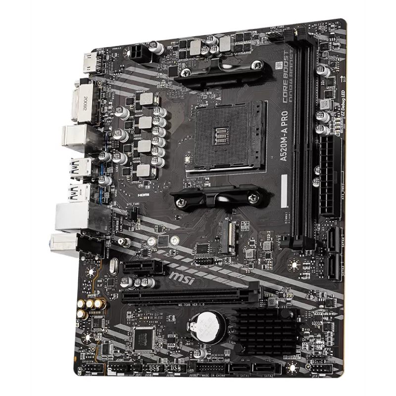 MSI A520M-A PRO Mainboard AMD A520 Sockel AM4 micro ATX
