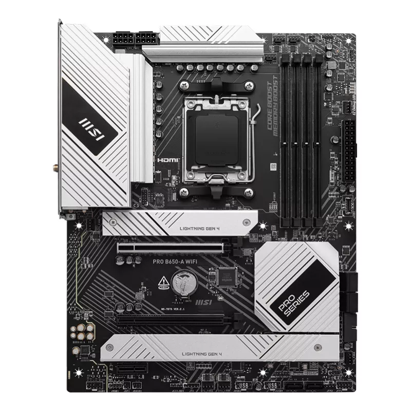 MSI PRO B650-A WIFI Mainboard AMD B650 Sockel AM5 ATX