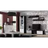 Schwebendes Wandregal-Set Cama Meble SOHO 1250×200×200 mm, Spanplatte, schwarz matt (zwei Regale)