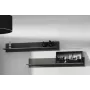 Schwebendes Wandregal-Set Cama Meble SOHO 1250×200×200 mm, Spanplatte, schwarz matt (zwei Regale)