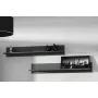Schwebendes Wandregal-Set Cama Meble SOHO, 2 Regale, 1250×200×200 mm, Spanplatte, grau matt