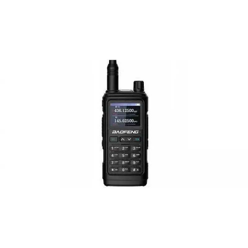Handfunkgerät Baofeng UV-17E — 5 W, 1800 mAh Akku, VOX, Taschenlampe, UKW-Radio, bis zu 10 km Reichweite, schwarz (2er-Set)