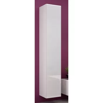 Wandmontierter Aufbewahrungsschrank cama meble VIGO 180 — 1800×400×300 mm, weiß/weiß glänzend