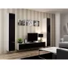 TV-Ständer cama meble VIGO 180 — 1800×400×300 mm, weiße Oberseite, weißer Rahmen, Spanplatte
