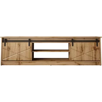 TV-Schrank Cama Meble GRANERO RTV, Wotan-Eichen-Finish, 2000×350×567 mm