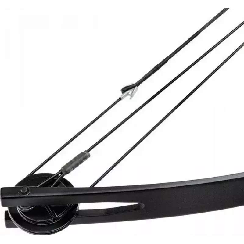 Compoundbogen POE LANG CO-047B-5529, 29 Zoll, 55 lb Zuggewicht, Metall, 1070 mm, schwarz