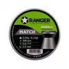 Airgun-Pellets RANGER PRORO 4,5 mm Diabolo — 500 Stück, Silber, Aluminium-Spender