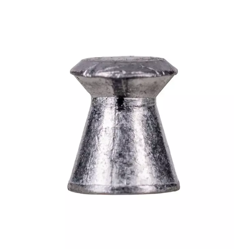 Airgun-Pellets RANGER PRORO 4,5 mm Diabolo — 500 Stück, Silber, Aluminium-Spender