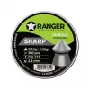 Diabolokugeln RANGER PRORO.45.500.S — 4,5 mm Diabolo Spitzkopf, 500 Stück, Aluminium-Dispenser