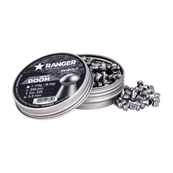 Diabolos RANGER PRORO.55.250.DH Diabolo 5,5 mm, 250 Stk., silberfarben, Aluminiumspender