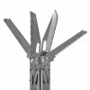 Multitool AZYMUT H2038 Full-Size-Multitool — 14 Werkzeuge, 16,2 cm geöffnet, 10,1 cm zusammengeklappt, 264 g, Stahl 420/7CR13, Lederholster