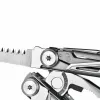 Multitool AZYMUT H2038 Full-Size-Multitool — 14 Werkzeuge, 16,2 cm geöffnet, 10,1 cm zusammengeklappt, 264 g, Stahl 420/7CR13, Lederholster