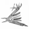 Multitool AZYMUT H2038 Full-Size-Multitool — 14 Werkzeuge, 16,2 cm geöffnet, 10,1 cm zusammengeklappt, 264 g, Stahl 420/7CR13, Lederholster