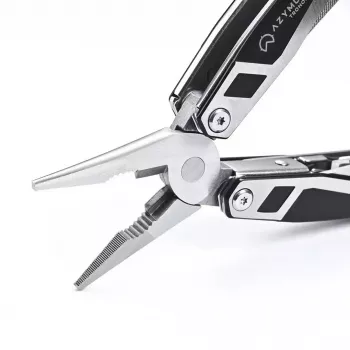Multitool AZYMUT Trohon H-P2010121 — Zange in voller Größe aus Edelstahl mit 12 Werkzeugen, 8 Bits, faltbar 10,5 cm, 381 g