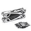 Multitool AZYMUT Trohon H-P2010121 — Zange in voller Größe aus Edelstahl mit 12 Werkzeugen, 8 Bits, faltbar 10,5 cm, 381 g