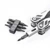 Multitool AZYMUT Trohon H-P2010121 — Zange in voller Größe aus Edelstahl mit 12 Werkzeugen, 8 Bits, faltbar 10,5 cm, 381 g