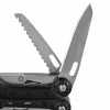 Multitool AZYMUT Turon 10-tools carabiner H-P224108 — Edelstahl 420, 10 Funktionen, gefaltet 11 cm, Gewicht 224 g, Lederholster