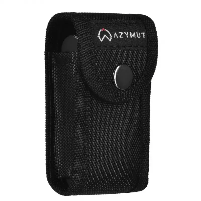 Taschenmesser AZYMUT Tatron Multifunktions-Taschenmesser mit 25 Werkzeugen, Edelstahl, 9 cm zusammengeklappt, 200 g, Lederholster