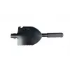 Faltbare taktische Schaufel AZYMUT Trapper — Edelstahl, schwarz, 410 mm, 565 g