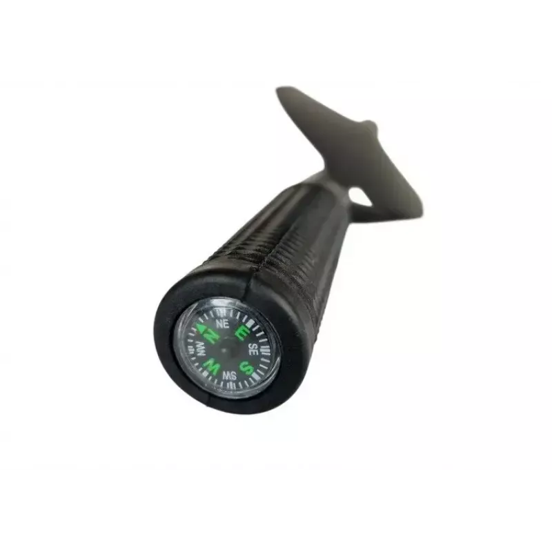 Faltbare taktische Schaufel AZYMUT Trapper — Edelstahl, schwarz, 410 mm, 565 g