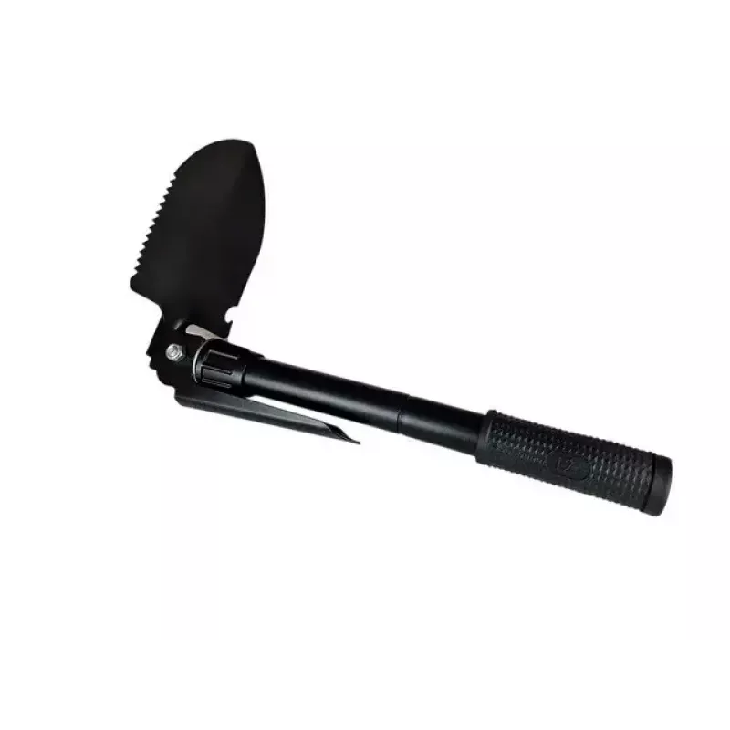 Faltbare taktische Schaufel AZYMUT Trapper — Edelstahl, schwarz, 410 mm, 565 g