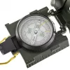 Magnetischer Navigationskompass Mil‑Tec Mil‑Tec US mit Beleuchtung, Aluminiumgehäuse, Maßstäbe 1:50k & 1:25k, oliv