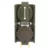 Magnetischer Navigationskompass Mil‑Tec Mil‑Tec US mit Beleuchtung, Aluminiumgehäuse, Maßstäbe 1:50k & 1:25k, oliv