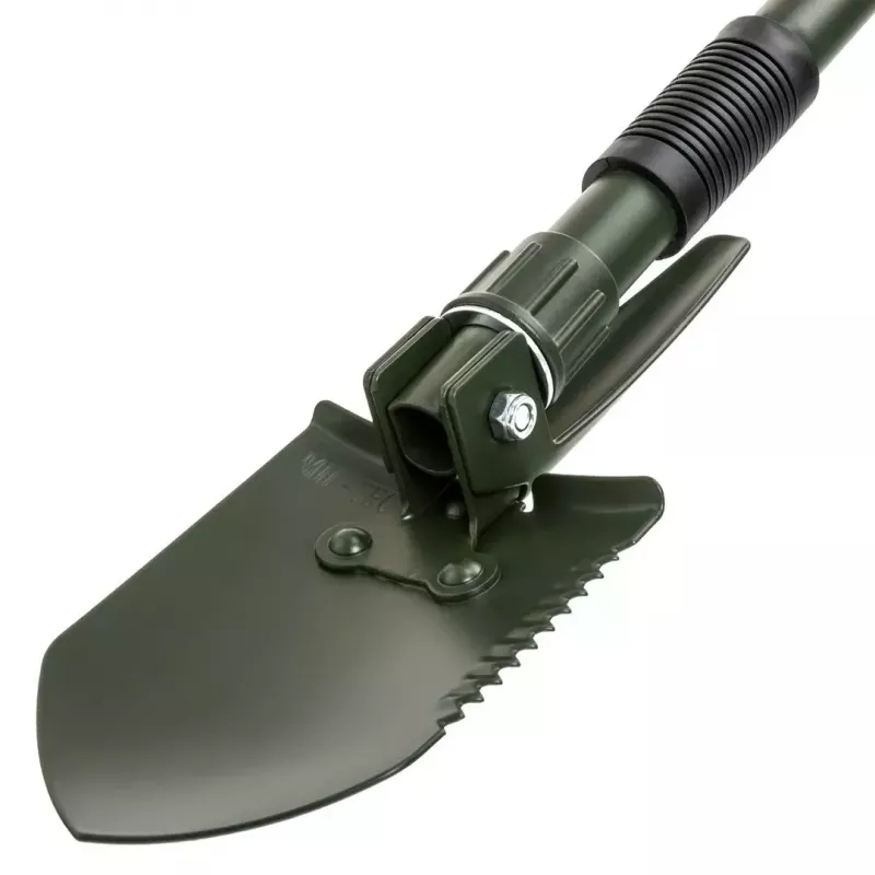 Faltspaten Mil-Tec Mini II — kompaktes Schanzwerkzeug, 405 mm Länge, 100 mm Blatt, 560 g, zusammenklappbar (15,5 x 10 x 6,5 cm)