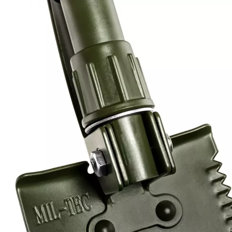 Faltspaten Mil-Tec Mini II — kompaktes Schanzwerkzeug, 405 mm Länge, 100 mm Blatt, 560 g, zusammenklappbar (15,5 x 10 x 6,5 cm)