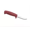Feststehendes Messer Mora BASIC 511 — Kohlenstoffstahlklinge, roter Griff