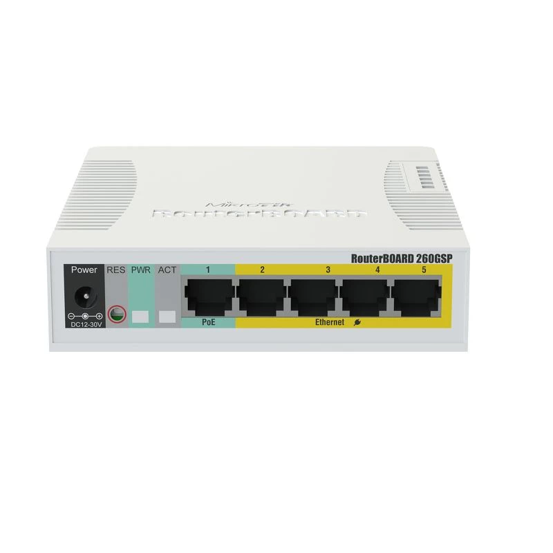 MIKROTIK RB260GSP - 4-Port Gigabit Switch + PoE