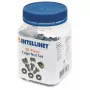 Käfigmuttern-Satz INTELLINET 711081 — Kunststoffgehäuse, silber, Montagesatz, 10 g