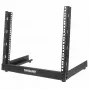 Intellinet 19 Zoll Netzwerk-Rack - Offener Rahmen (Desktop), 8U, Schwarz, Flachverpackung