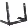 Intellinet 19 Zoll Netzwerk-Rack - Offener Rahmen (Desktop), 8U, Schwarz, Flachverpackung