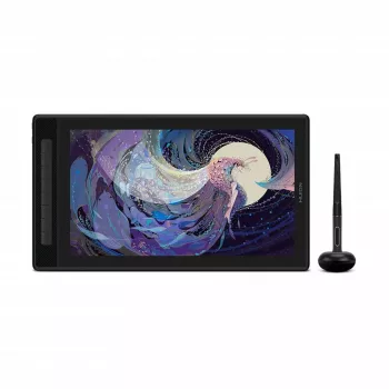 Grafiktablett HUION Kamvas Pro 16 GT1602 39,8 cm (15,7 inch) 2.5K IPS-Anzeige, 8192 Druckstufen, 8 programmierbare Tasten, USB-C/HDMI
